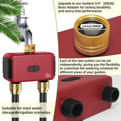GIEXSMART brass inlet close-up illustrating durable faucet connection benefit