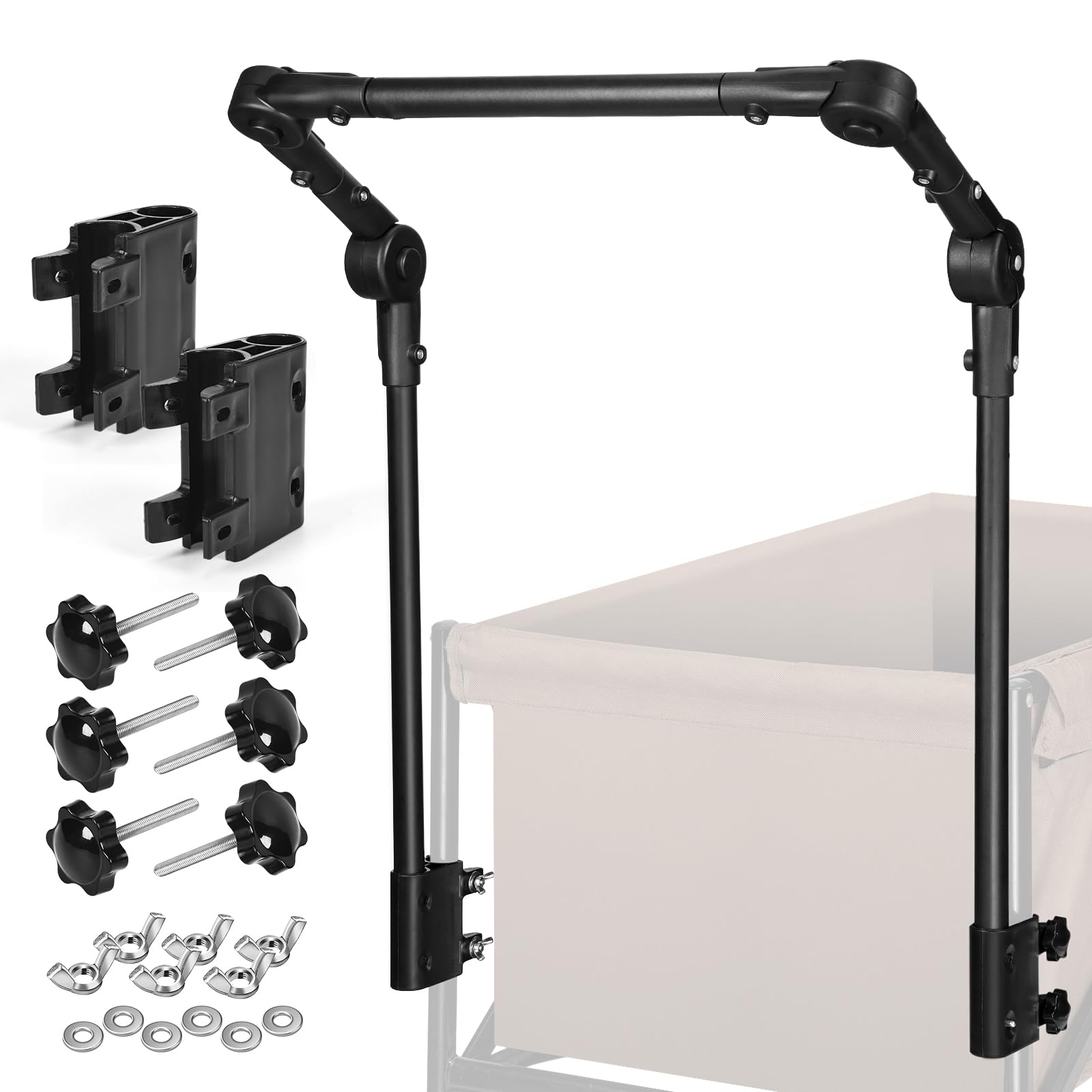 Gifeerory front view of complete handle kit showing all parts and easy fit benefit