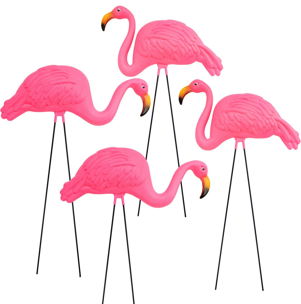 GiftExpress flamingo front view showing bright color and large size benefit