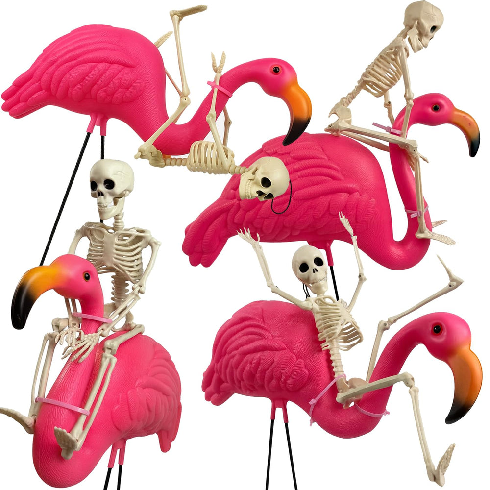GIFTEXPRESS front view of full 8-piece set showing playful yard display benefits