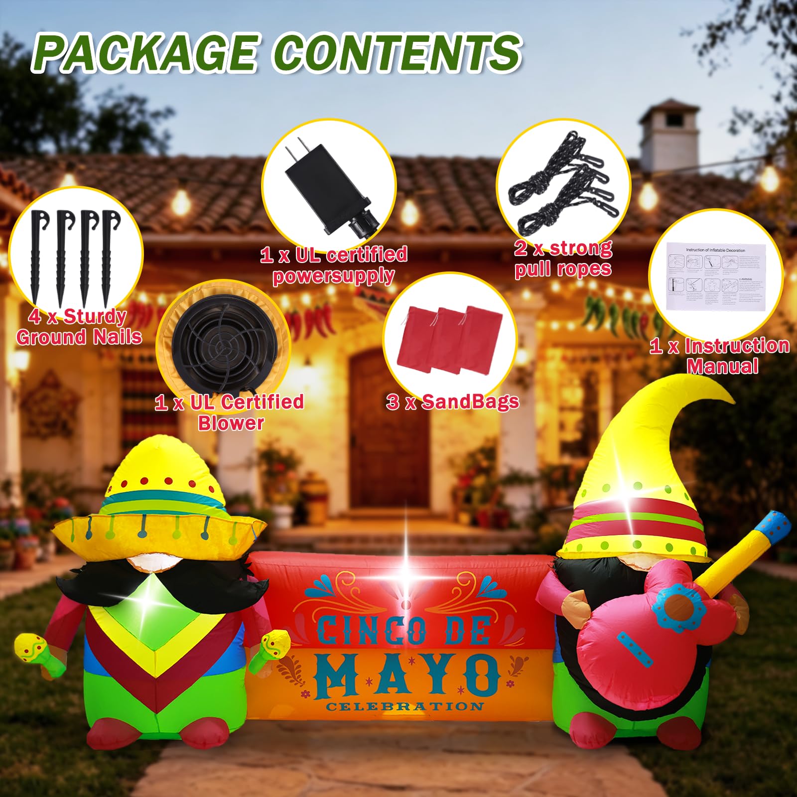 GIFTFIND inflatable featured in a decorated indoor event setting