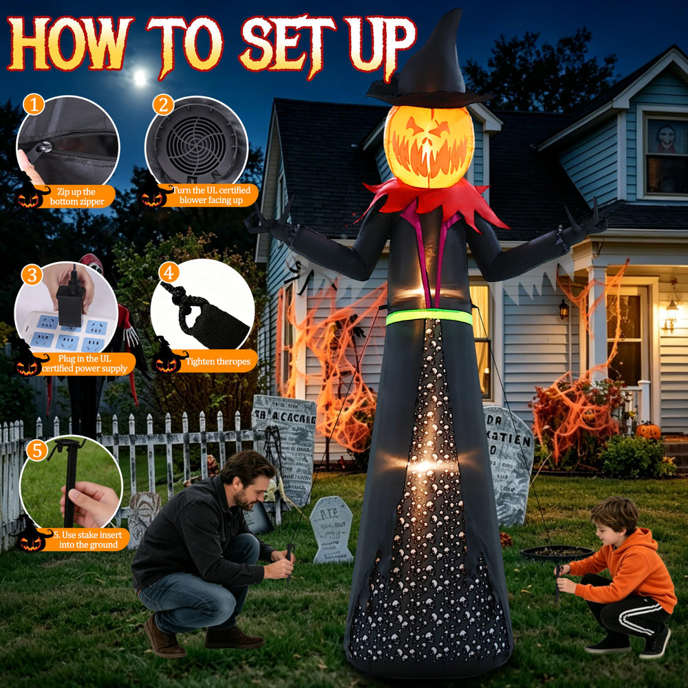 GIFTFIND included stakes sandbags and blower for secure, quick setup