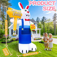 GIGLIM inflatable illuminated at night with warm LED glow for evening curb appeal