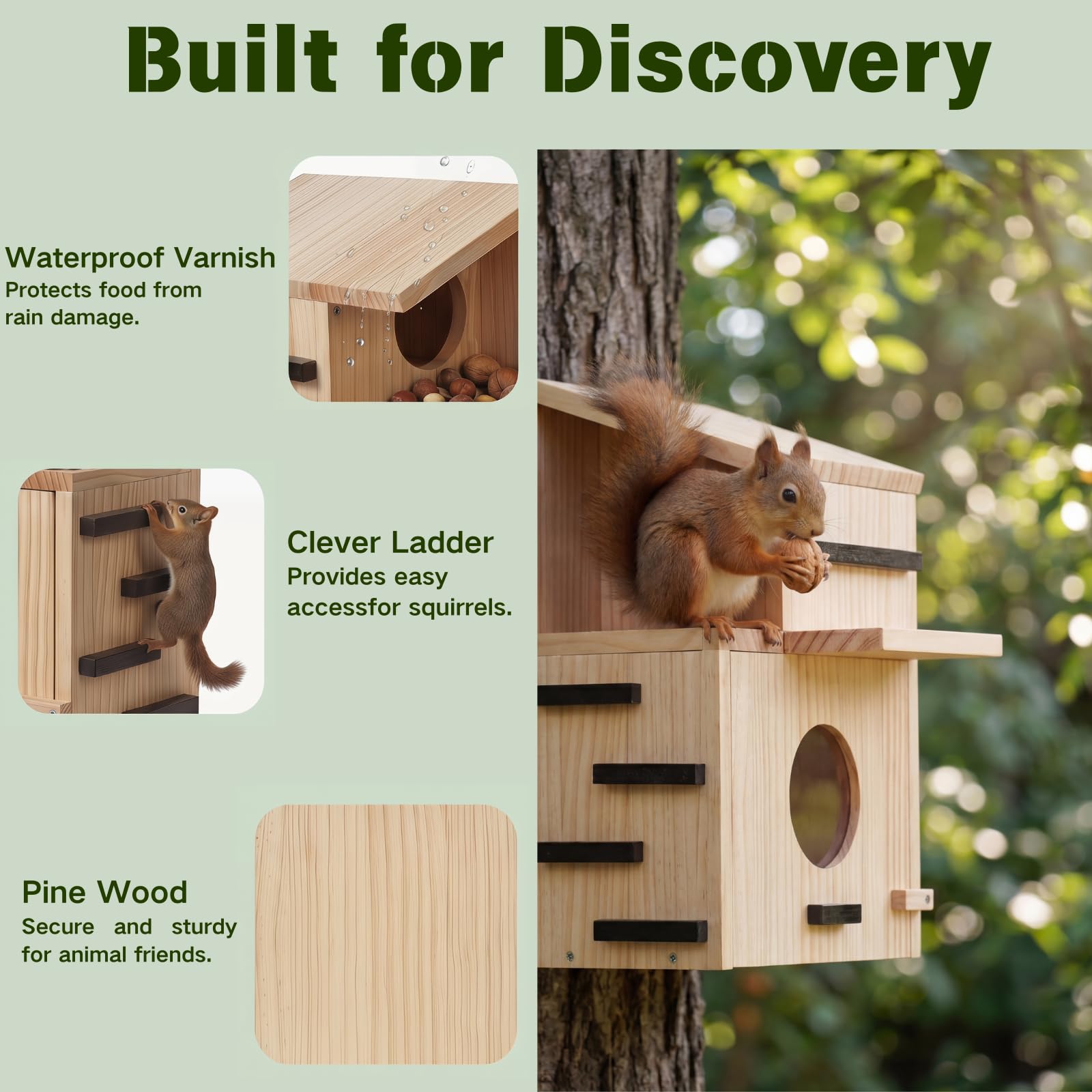Gihkasd ladder and entry detail encouraging natural climbing behavior