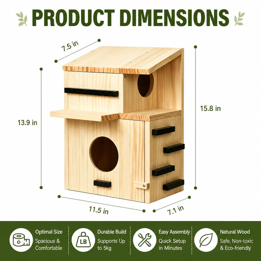 Gihkasd observation windows and platform for quiet wildlife viewing