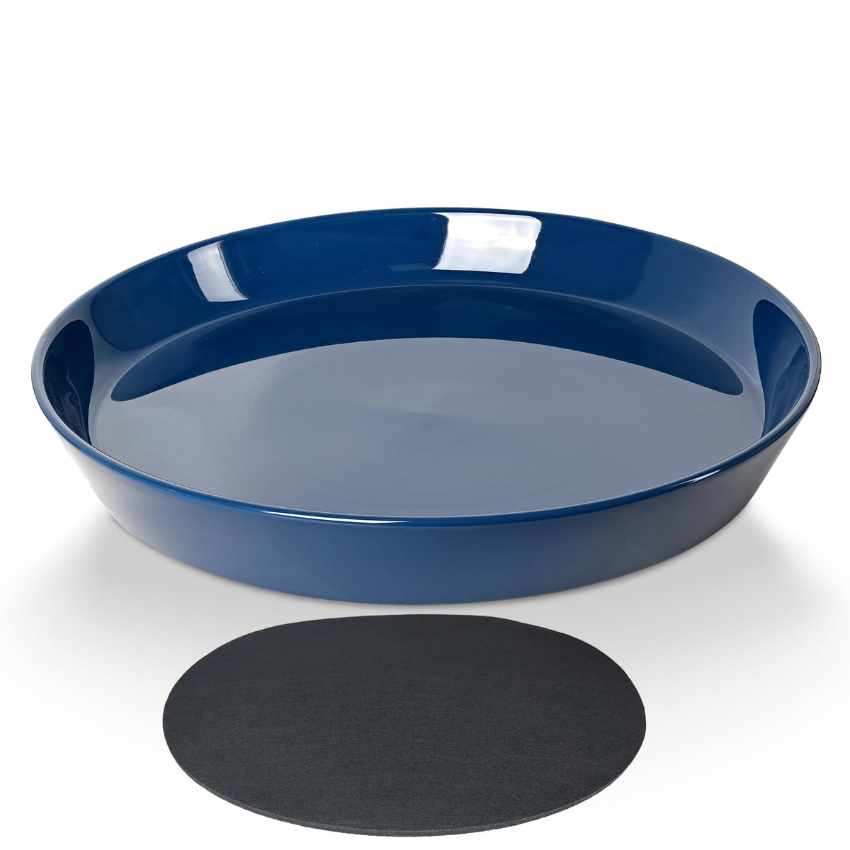 GIKUPOM front view showing glossy blue finish and surface protection