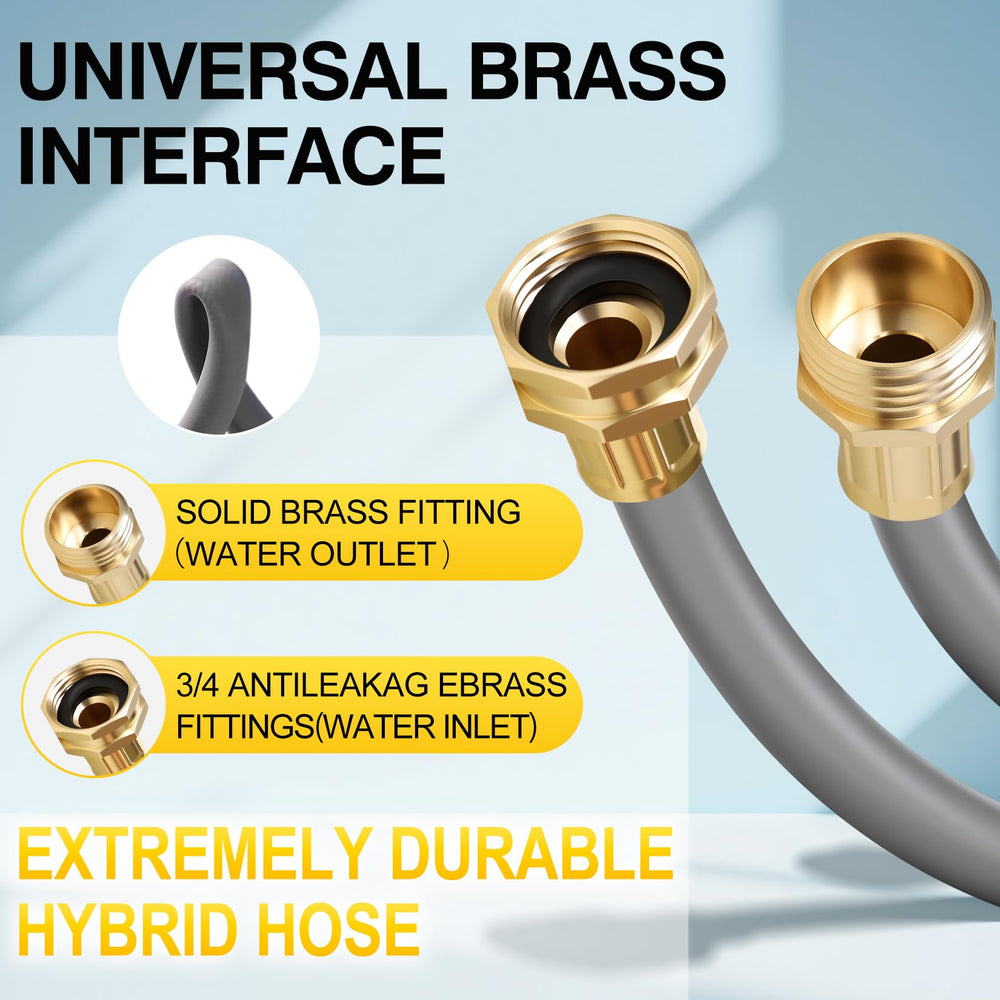 GILBEST hose in use watering plants demonstrating ease and control