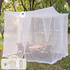 Gilprop front view patio net protecting outdoor space and furniture
