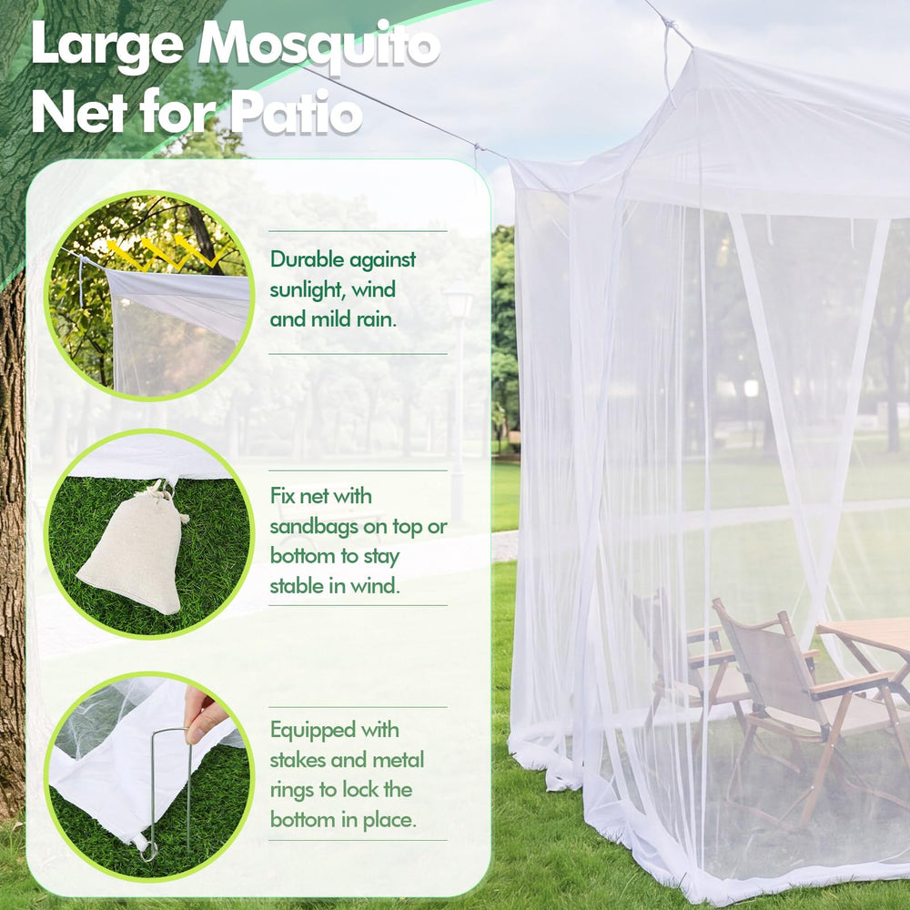 Gilprop windproof pouch filled as weight to stabilize net