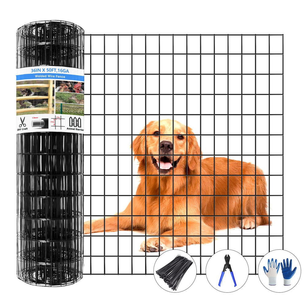 GILPWA front roll view showing full 50ft fence roll and neat packaging for quick install