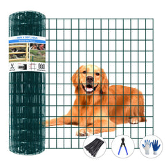 GILPWA front view of green fencing roll showing length and height benefit