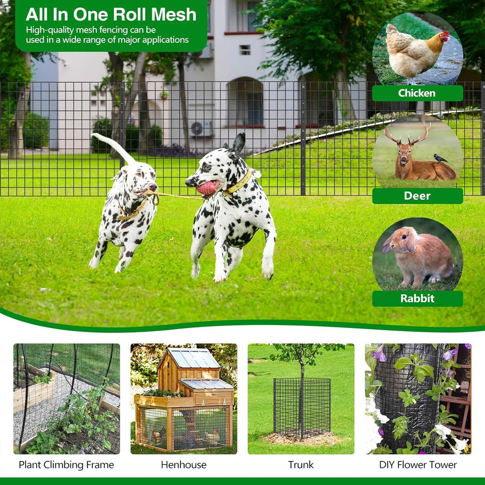 GILPWA installed along garden perimeter providing visible animal deterrent
