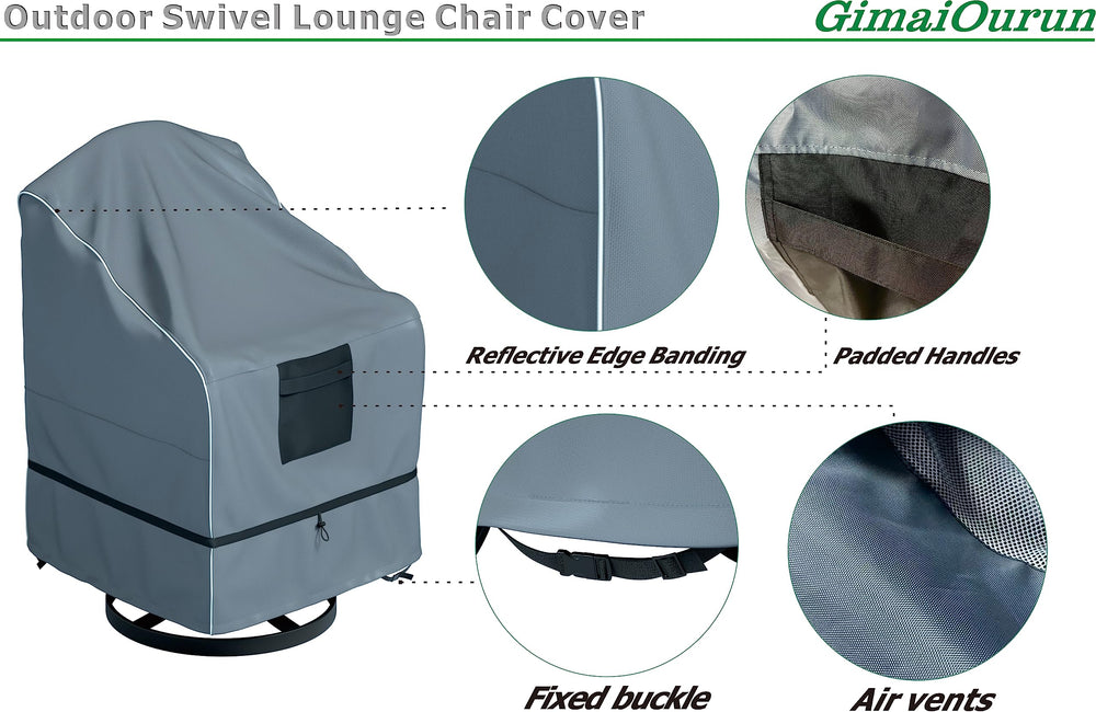 GimaiOurun adjustable drawcord and diagonal buckle securing cover against wind