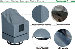 GimaiOurun adjustable drawcord and diagonal buckle securing cover against wind