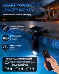 gimubaba bright white mode lighting pool edge and steps for safer night swimming