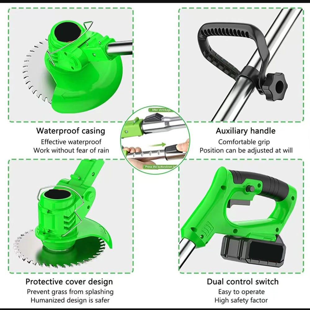 Ginzyaiy held by adult showing adjustable shaft length for ergonomic use