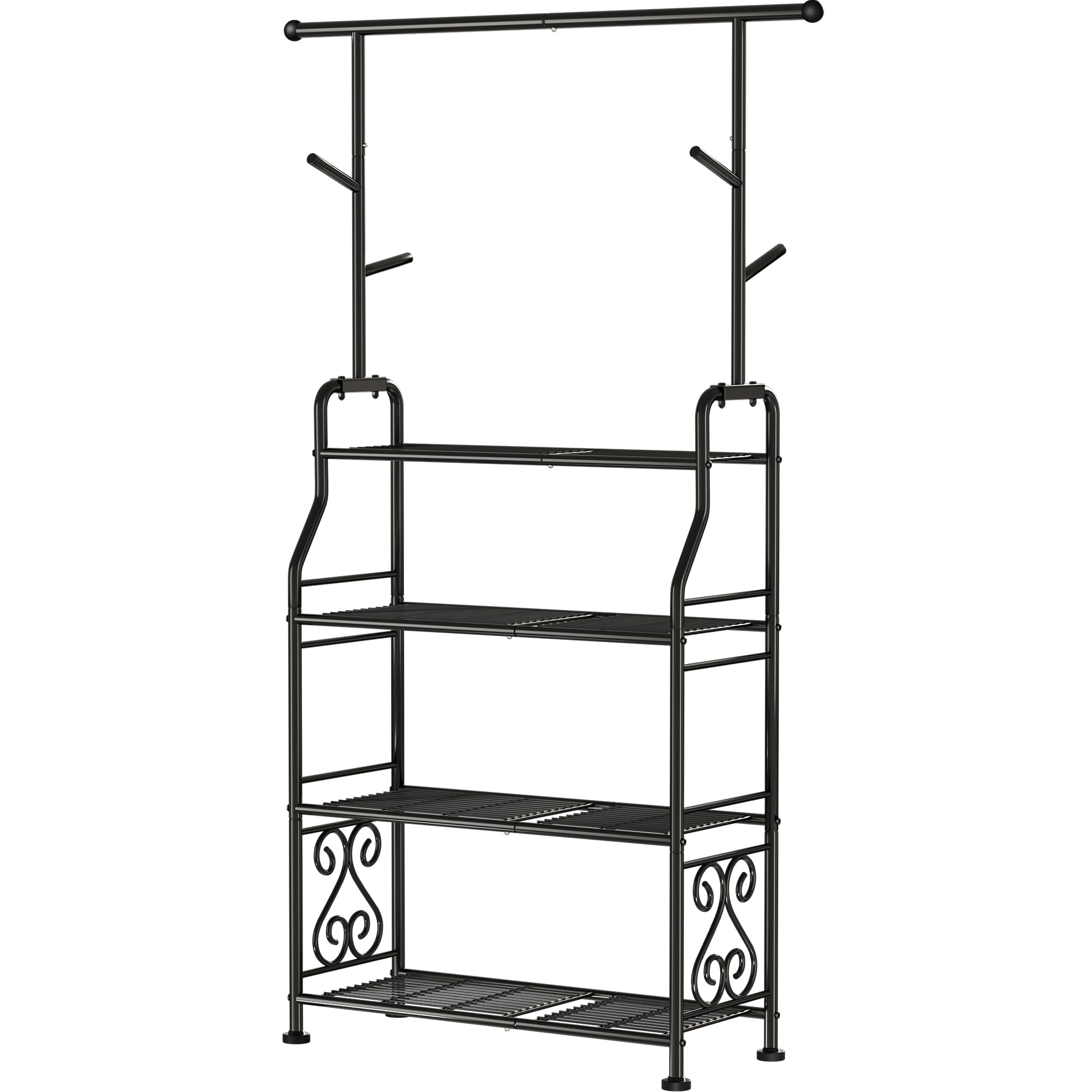 GIOTORENT packaged box and parts laid out showing included tools for easy assembly benefit