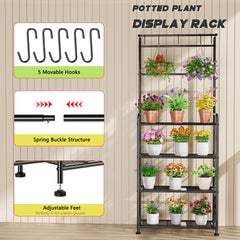 GIOTORENT top-mounted hooks for hanging plants and accessories for added space