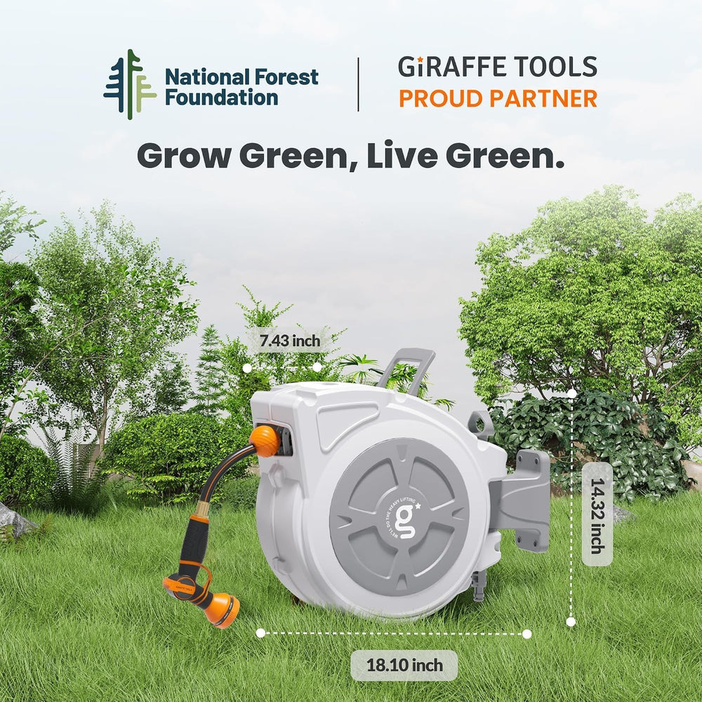Giraffe Tools closeup of 9-function nozzle offering flexible spray options