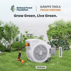 Giraffe Tools closeup of 9-function nozzle offering flexible spray options