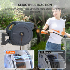 Giraffe Tools nozzle showing 7 patterns for watering, washing, and cleaning