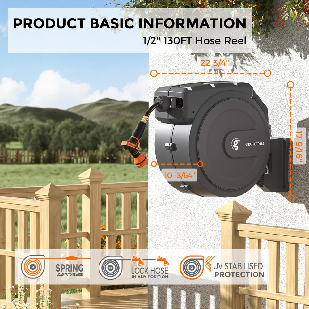 Giraffe Tools quick-release detached from bracket for compact storage and transport benefit