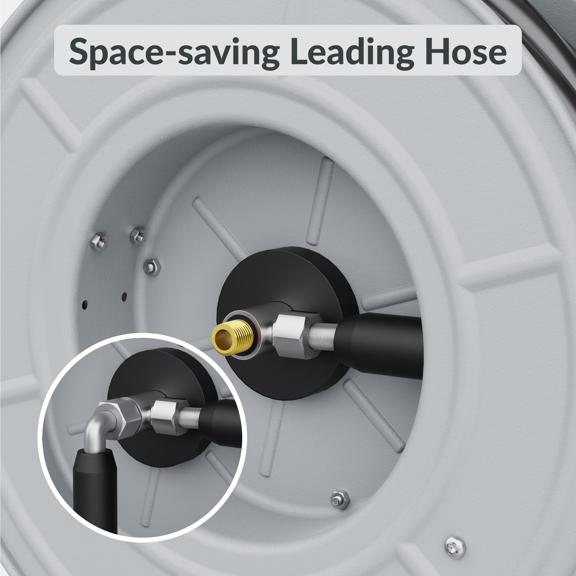 Giraffe Tools four guide rollers closeup reducing abrasion and enabling smooth rewind