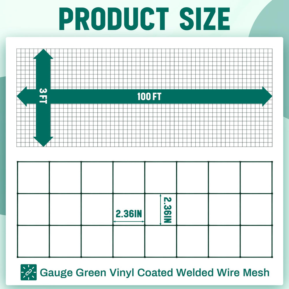 Gisafai close-up of green PVC-coated wire highlighting rust resistance