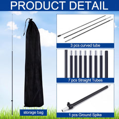 Gisafai stake point detail for fast soil insertion and stable anchoring