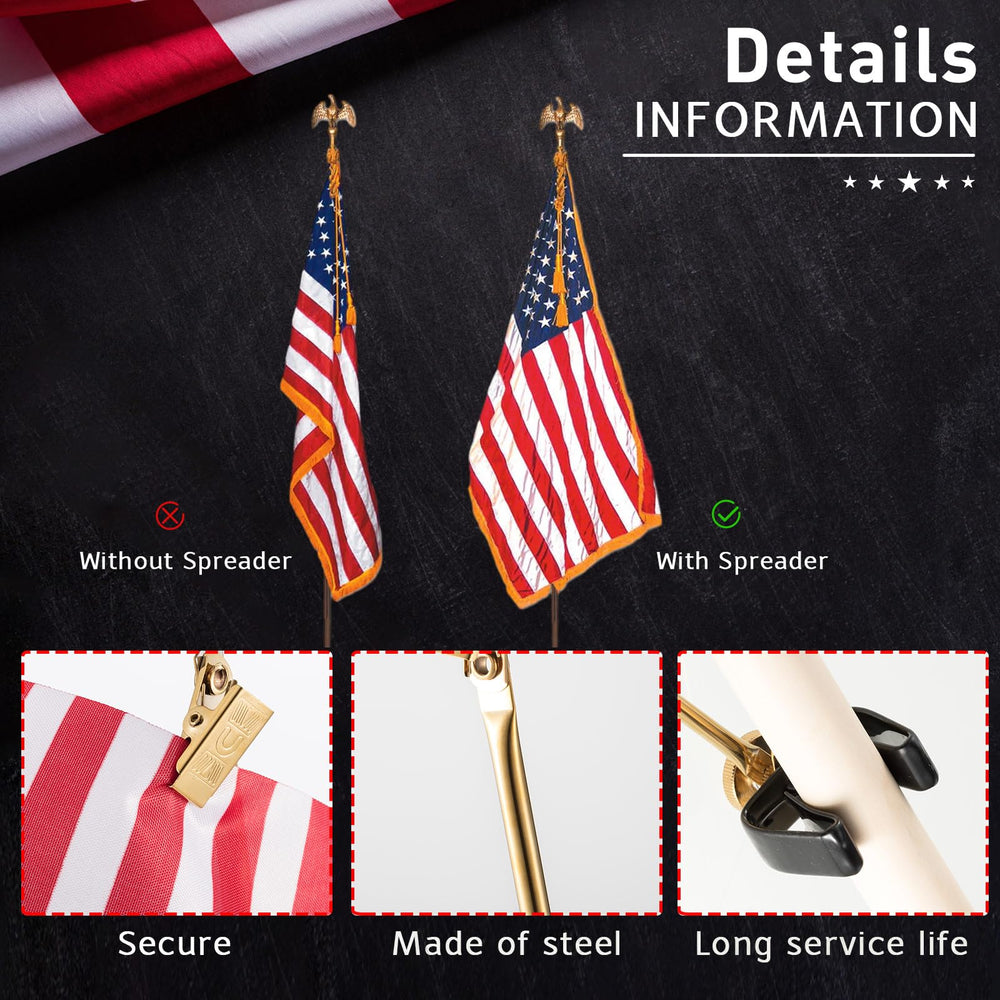 Gisafai in-use on indoor flag creating clear visible design