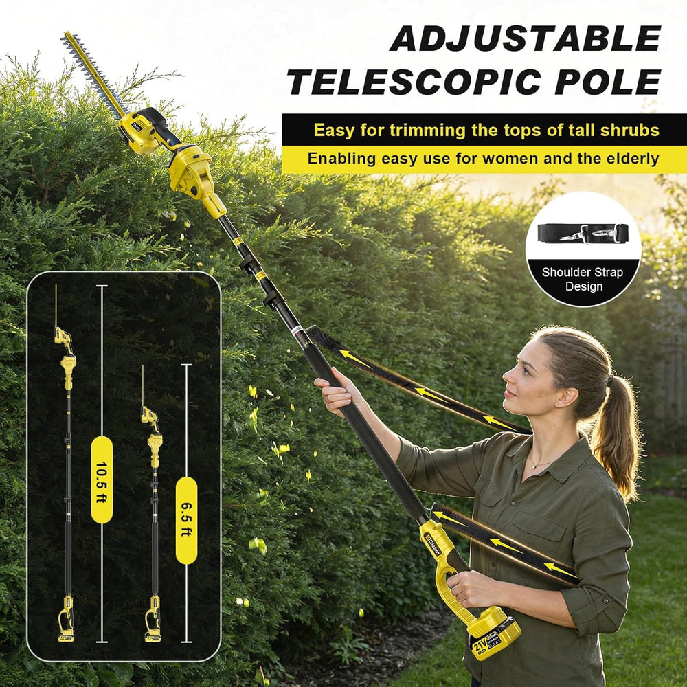 Gisam short lawn-trimming blade used near ground for precise edging