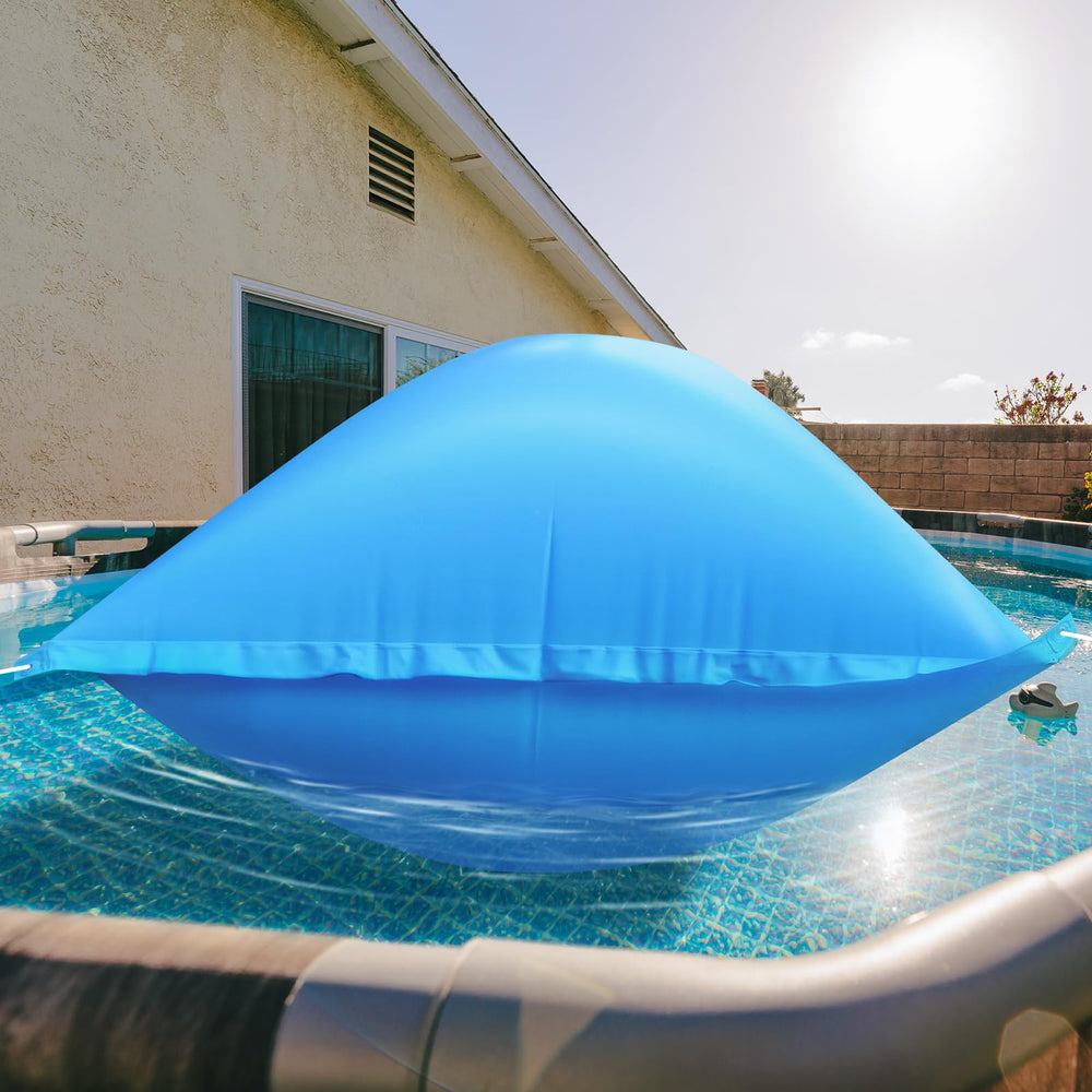 GJQ folded pillow in storage bag showing compact storage convenience