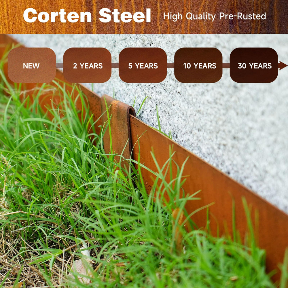 GJWCVL installed in ground beside mulch shows stability and benefit containing materials