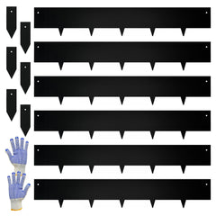 GJWCVL front packaging of 6-pack 6-inch steel edging showing total 20ft for neat borders