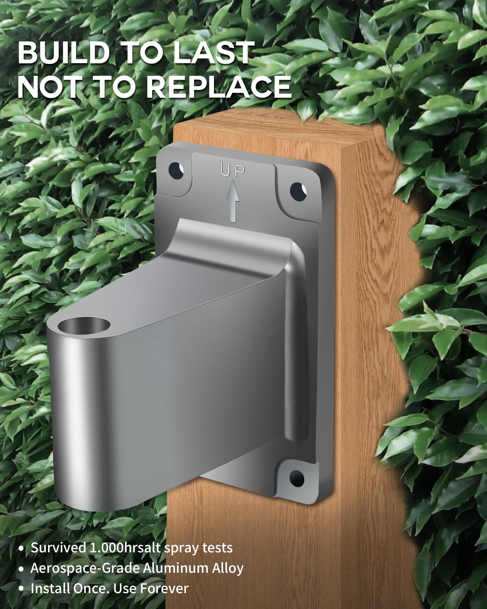 glahoden bracket close-up highlighting metal construction for secure mounting and long-term stability