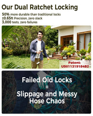 glahoden dual ratchet lock detail highlighting precise length control and secure positioning