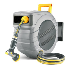 glahoden front view reel mounted showing neat storage and durability