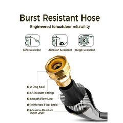 glahoden hose texture highlighting reinforced braid and burst resistance