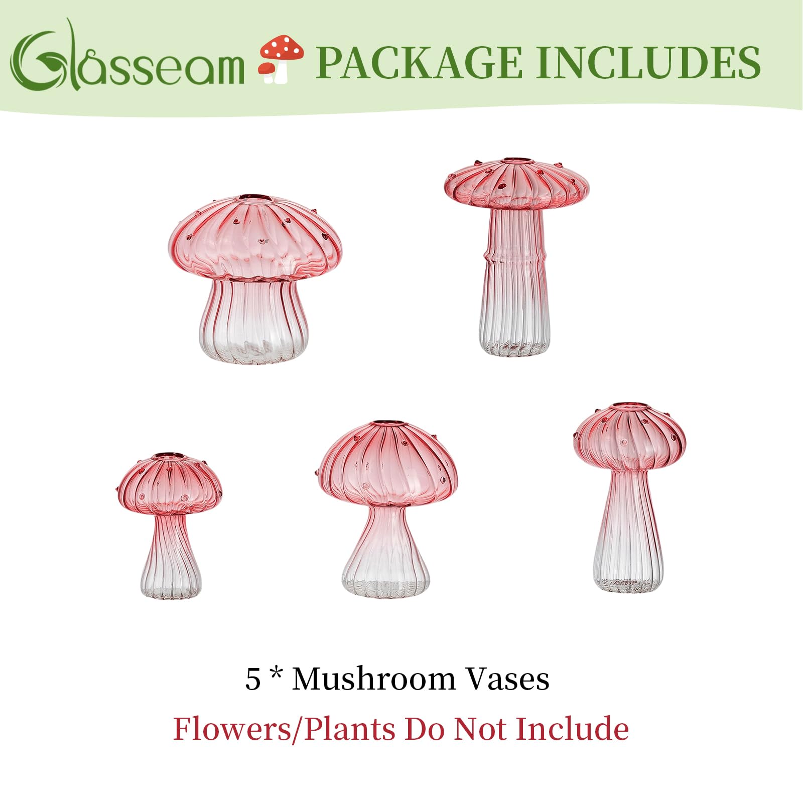 Glasseam mushroom used as a reed diffuser displaying multi-function use and scent diffusion