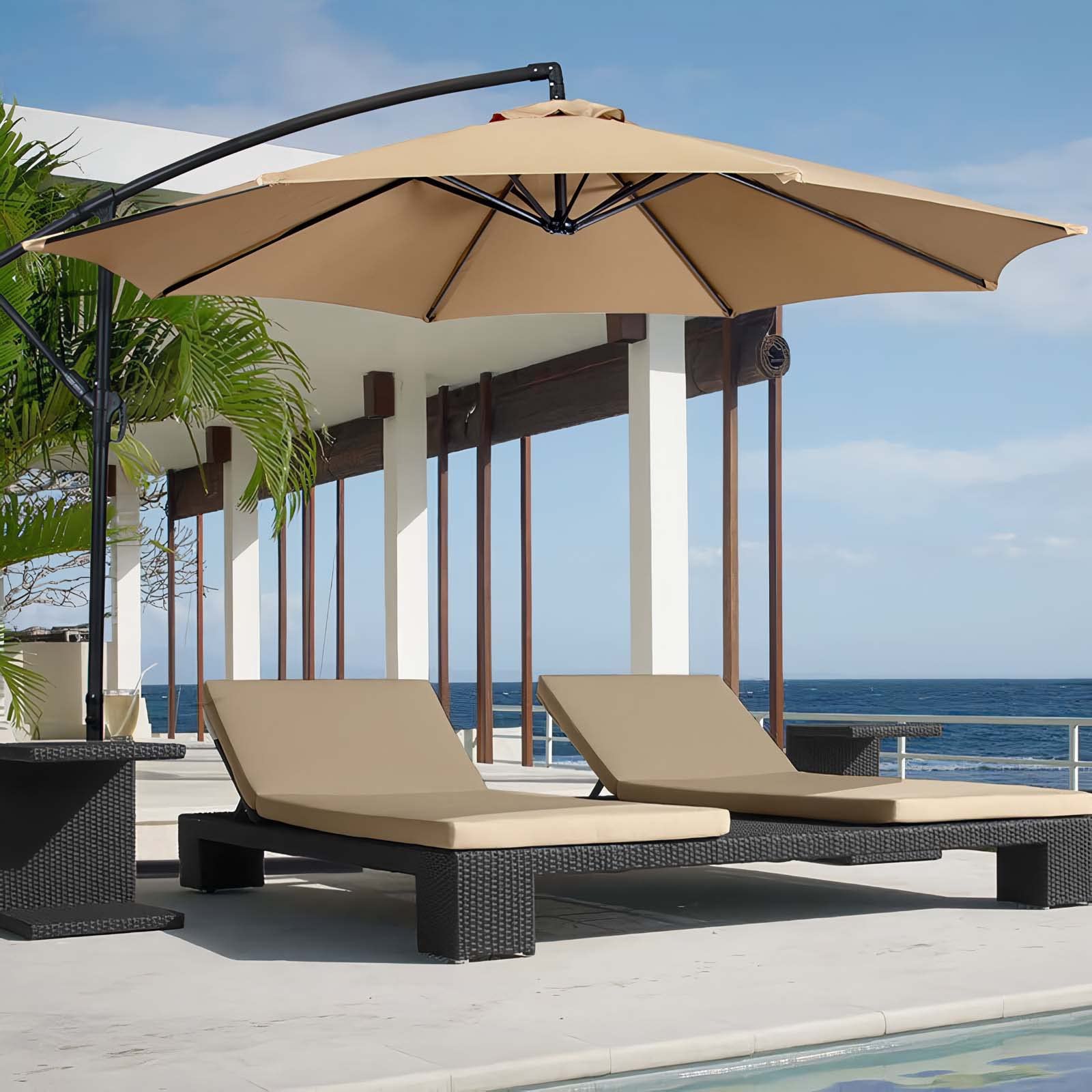 GLDDFDG canopy in backyard setting illustrating enhanced outdoor aesthetics
