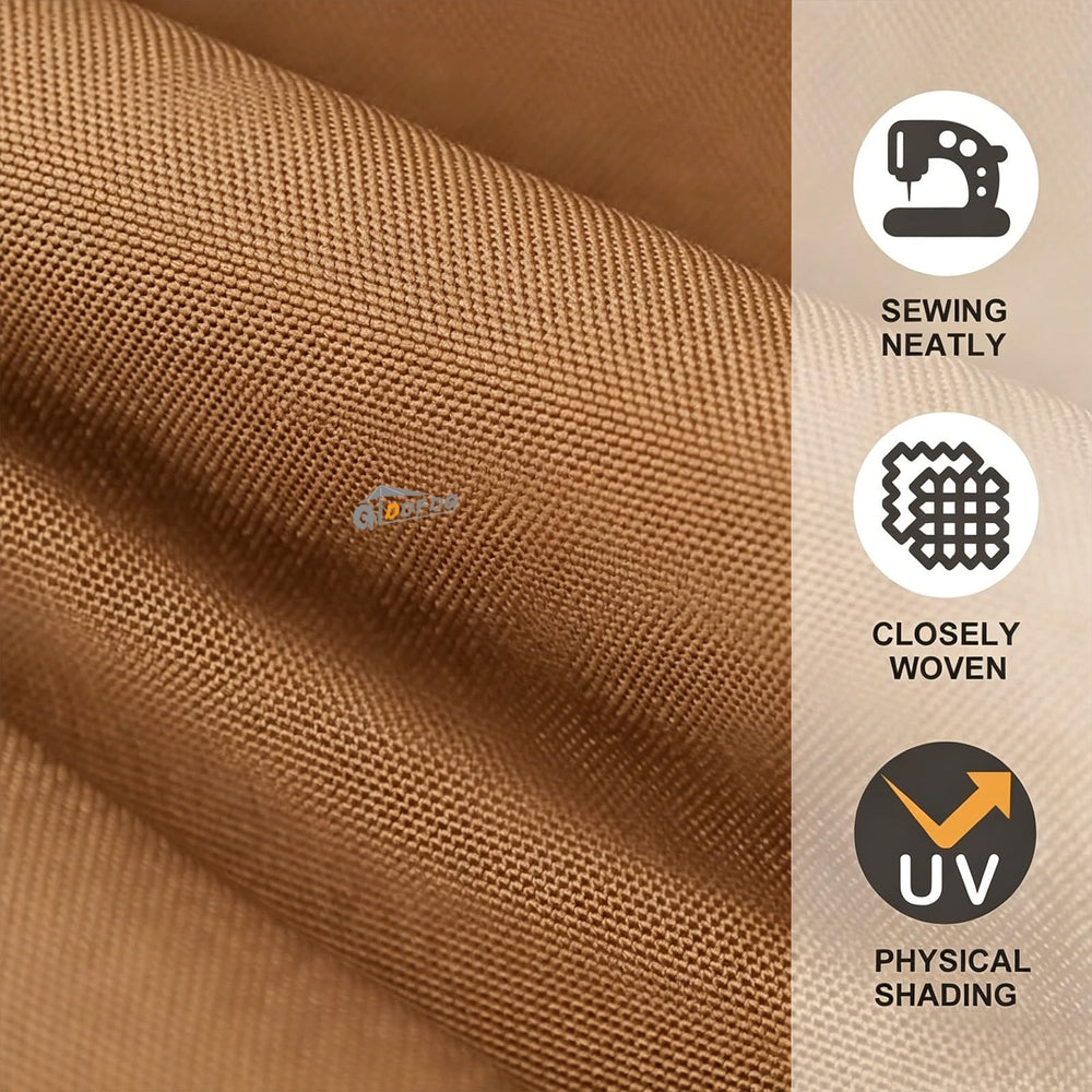 GLDDFDG close-up of heavy 180g polyester texture for durable shade