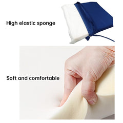 GleamFolly sponge cross-section showing high-elastic core for rebound and seating support