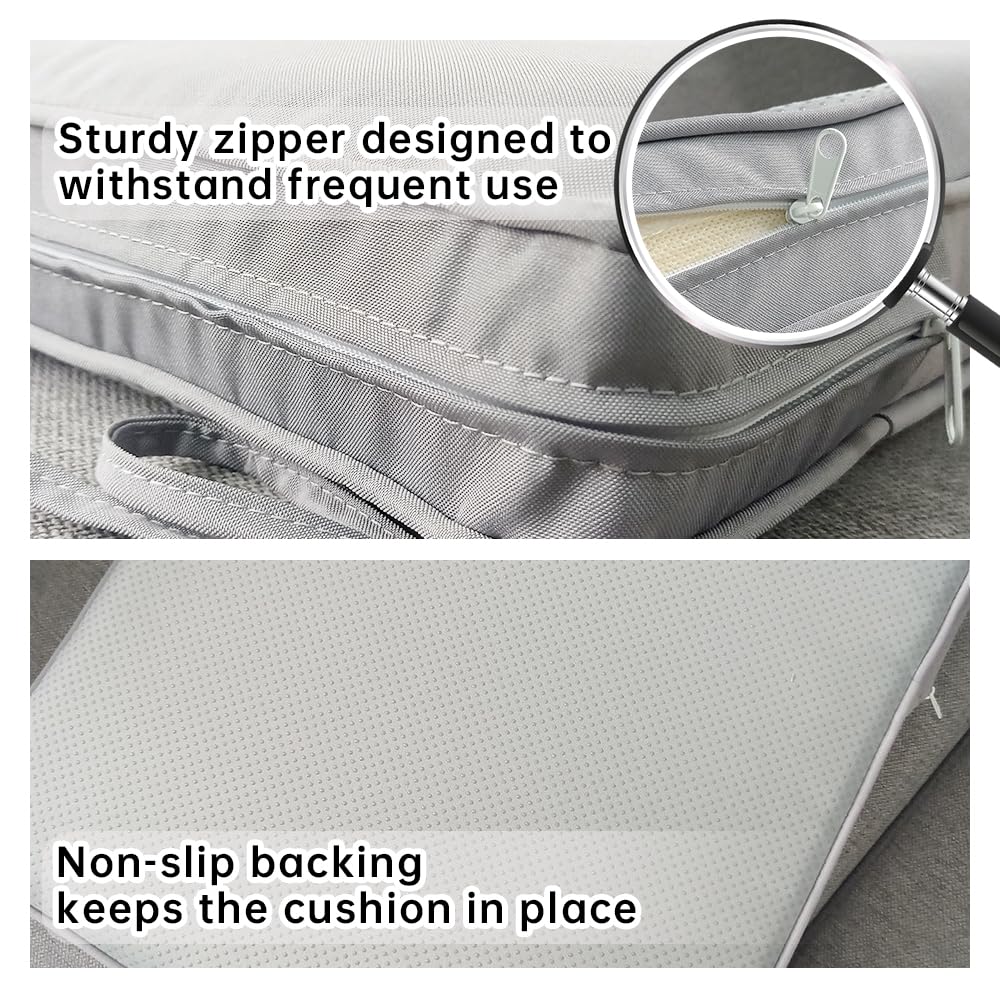 GleamFolly cover label and tie detail showing secure attachment benefit