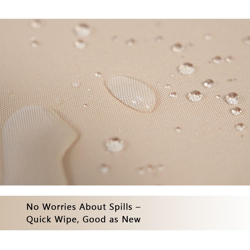 GleamFolly cushion ties and anti-slip base close-up for secure seating
