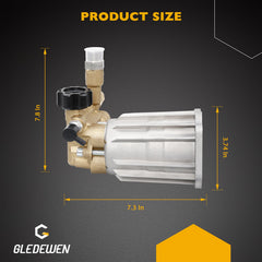 Gledewen detergent tube and filter assembly enabling soap injection