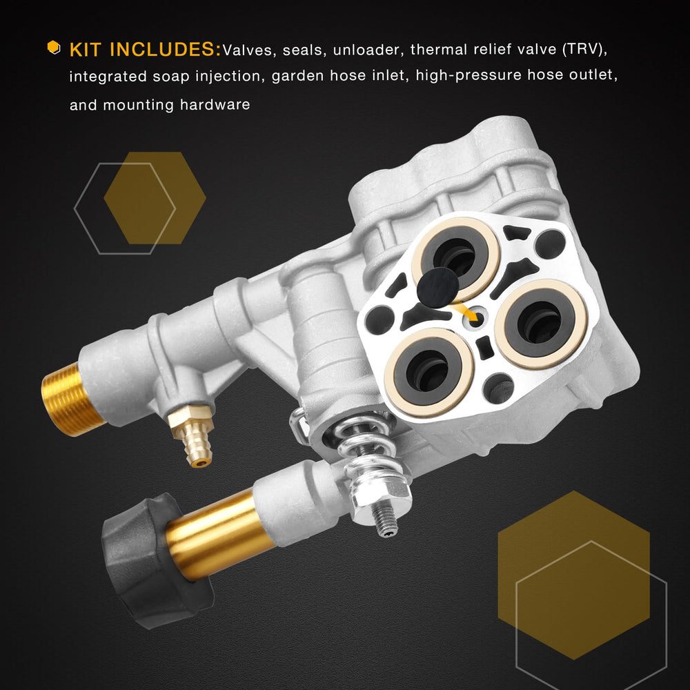 Gledewen soap injection unit detail for easy detergent application