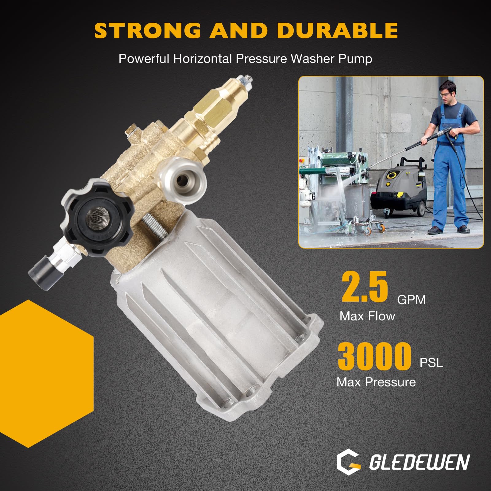 Gledewen side detail aluminum housing highlighting corrosion resistance