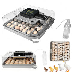 GleeGearNex front view showing incubator and clear lid for easy monitoring benefit