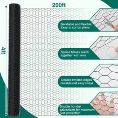 GlikCeil close-up of 1 inch hexagonal pattern highlighting corrosion-resistant finish