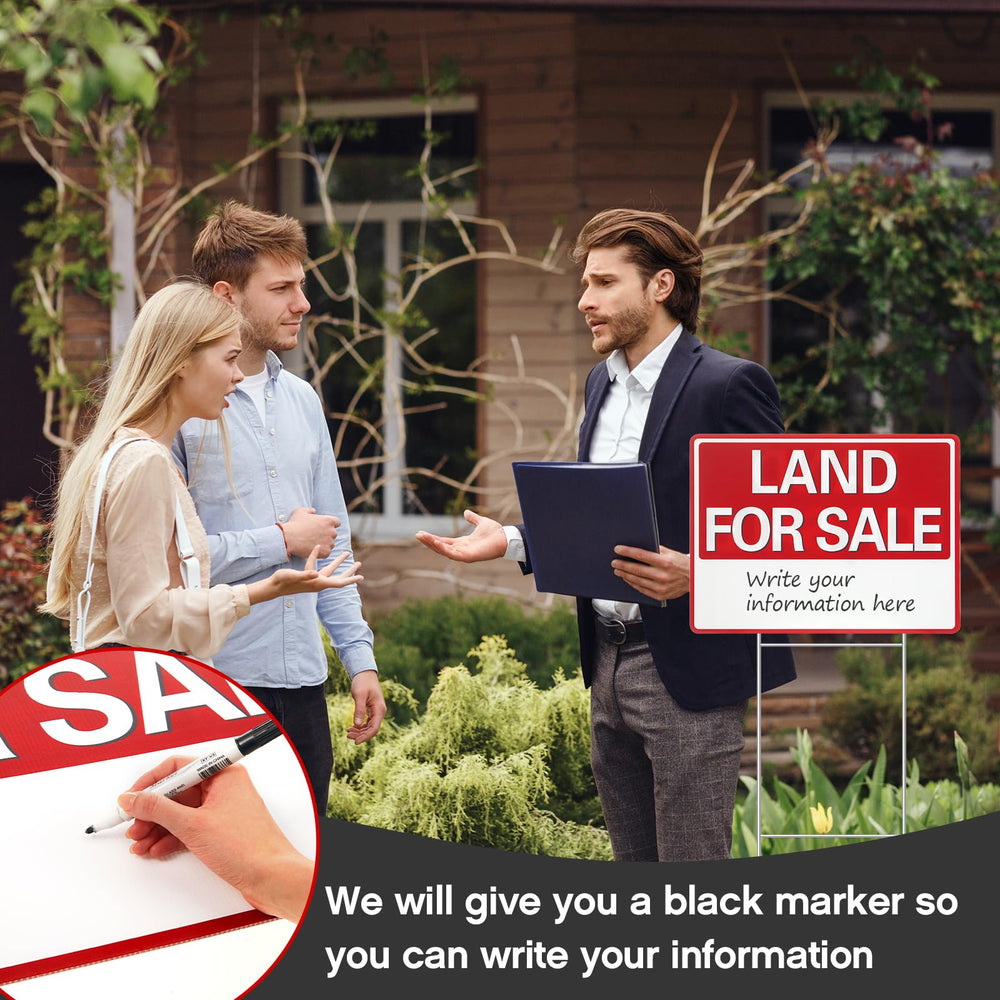 GlikCeil yard sign installed in grass showing professional roadside presence